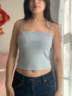 Bungee-Strap Crop Cami